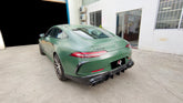 Mercedes Benz AMG GT63 4-Door 2019 2020 2021 2022 2023 with Aftermarket Parts - Rear Bumper Canards Carbon Fiber from Aero Republic